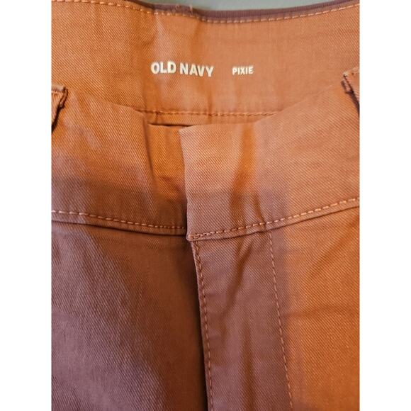 Old Navy Mid-Rise Pixie Chino Side-Stripe Utility Ankle Pants Women's Size‎ 4 - Picture 3 of 10